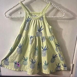 Tea Collection Pineapple Print Trapeze Dress 4 Whimsywear Cottagecore Playful